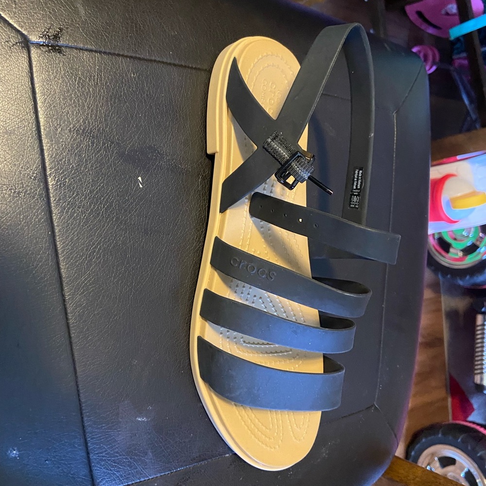 Croc sandals